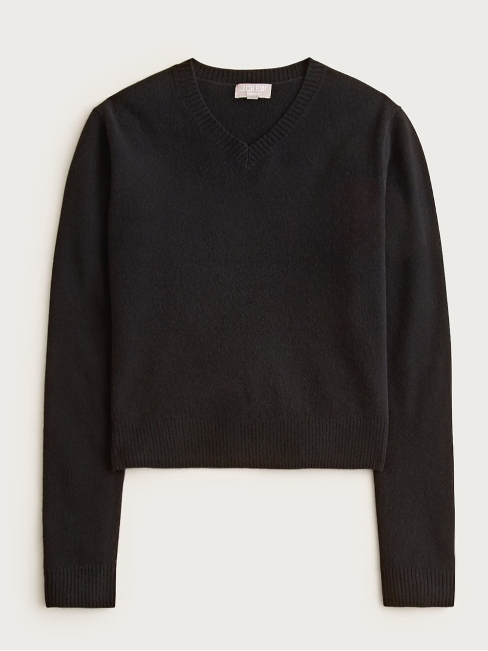 J. Crew • NWT 100% Cashmere High V-Neck Classic Fit Sweater Large CP466